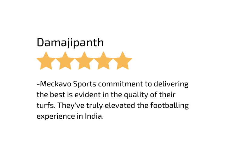 client review about turf construction