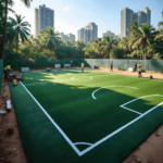 turf construction work in progress