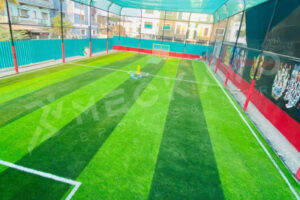 Completed turf construction project in Aurangabad